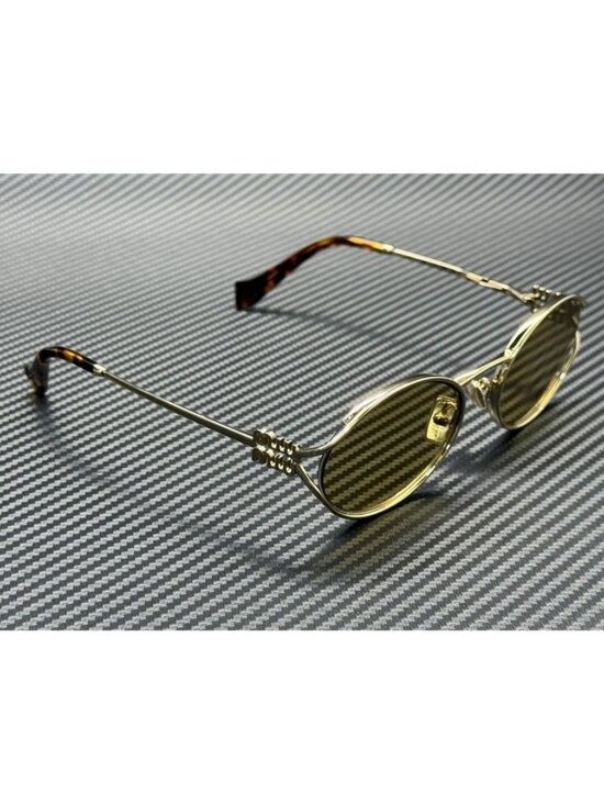 New Miu Miu Women Pale Gold Sunglasses 54-21-125 main image 5
